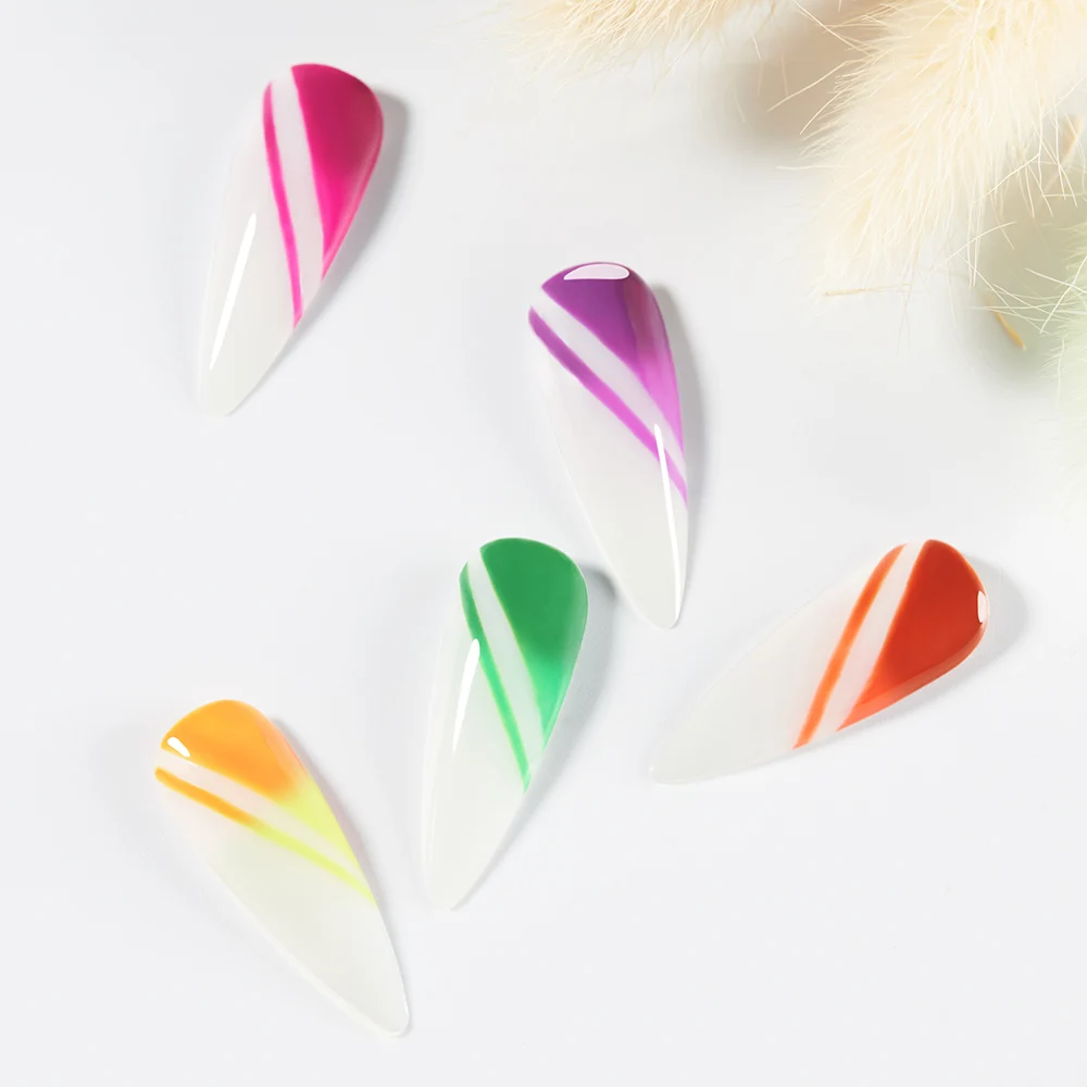 Термальный Цветной Гель-лак для ногтей 12 цветов лайнер художественный гель