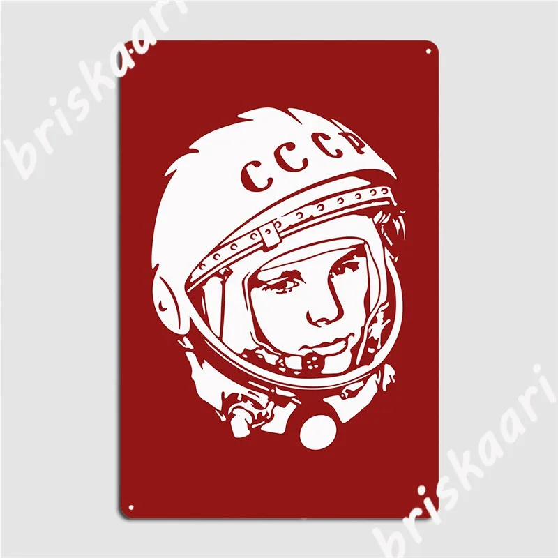 

Дизайн металлического плаката Cccp Юри гагагарина, пещера, паб, таблички, кинотеатр, гараж, Классический жестяной плакат