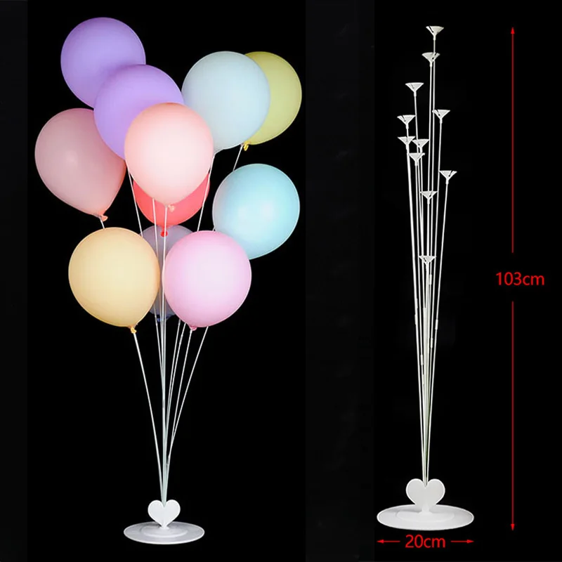 11pcs balloon stand 100 шт., цветные латексные шары в виде макарон, пастельные вечерние шары для свадьбы, дня рождения, вечеринки, вечерние украшения для девочек - Цвет: 11pcs balloon stand