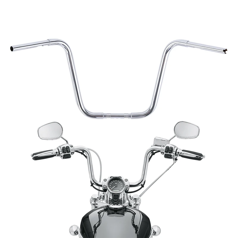 Мотоцикл 1012/14/1" талии обезьяна Вешалки Бары 1-1/4" жира руль для Harley Softail FLST Sportster XL гладить 883 1200