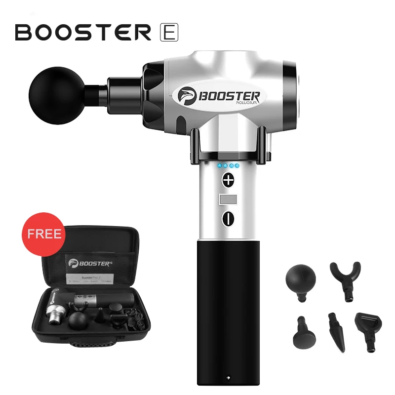 Booster Massager 5 Massage Head Body Massage Gun Muscle Stimulator Vibrating Electric Massage Body Relaxation Slimming