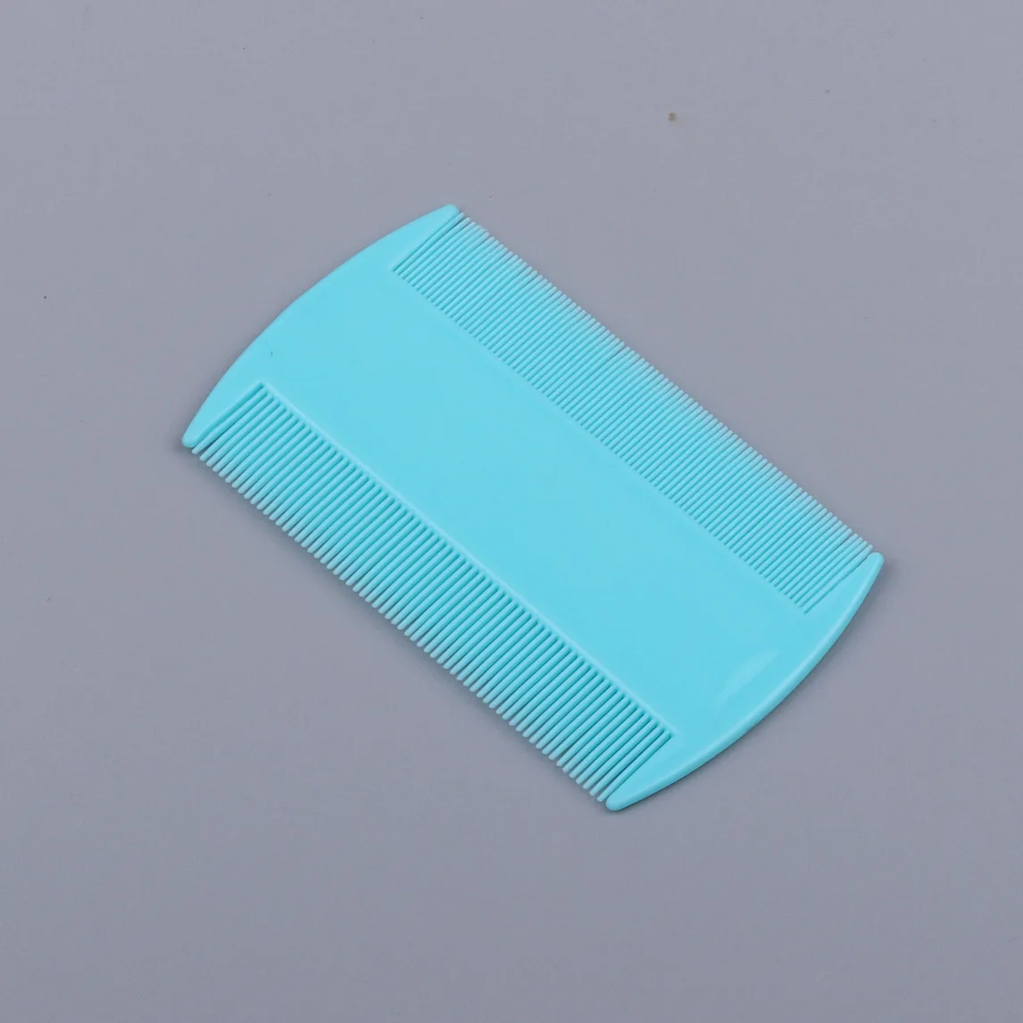 Расческа для домашних животных пластиковая двухсторонняя блох гребень вшей с