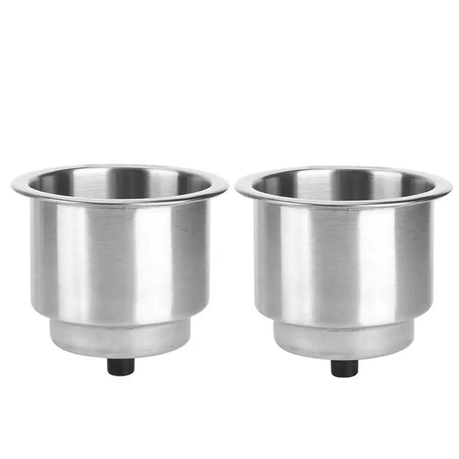 2 шт. держатель для зубных щеток Серебряная нержавеющая сталь подставка напитков