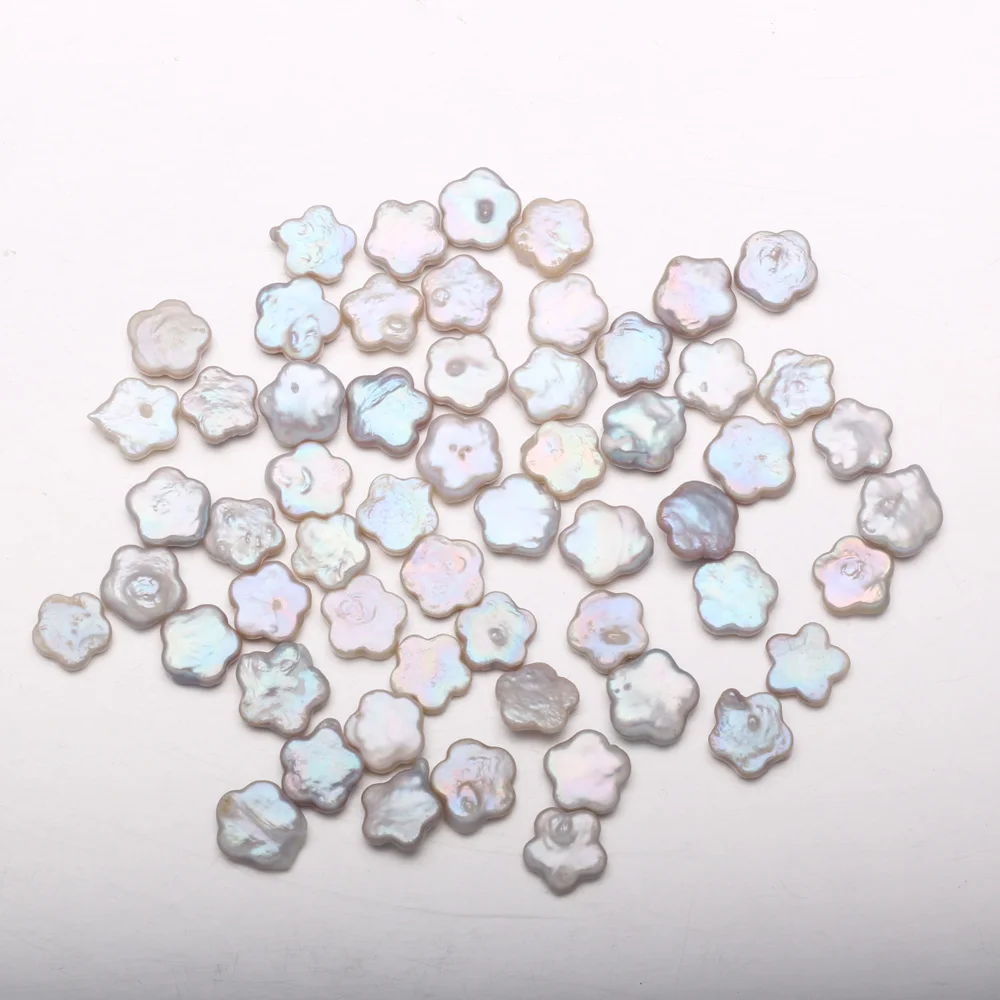 

5Pcs Flower-shaped Freshwater Loose Pearl For DIY Earring Necklace Bracelet Brooch Pin Sewing Jewelry Making