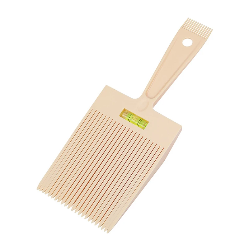 

1Pc Professional Hair Comb Flat Top Guide Comb Level Flat Topper Straight Hair Cut Barbers Salon Combs Hair Styling Tools