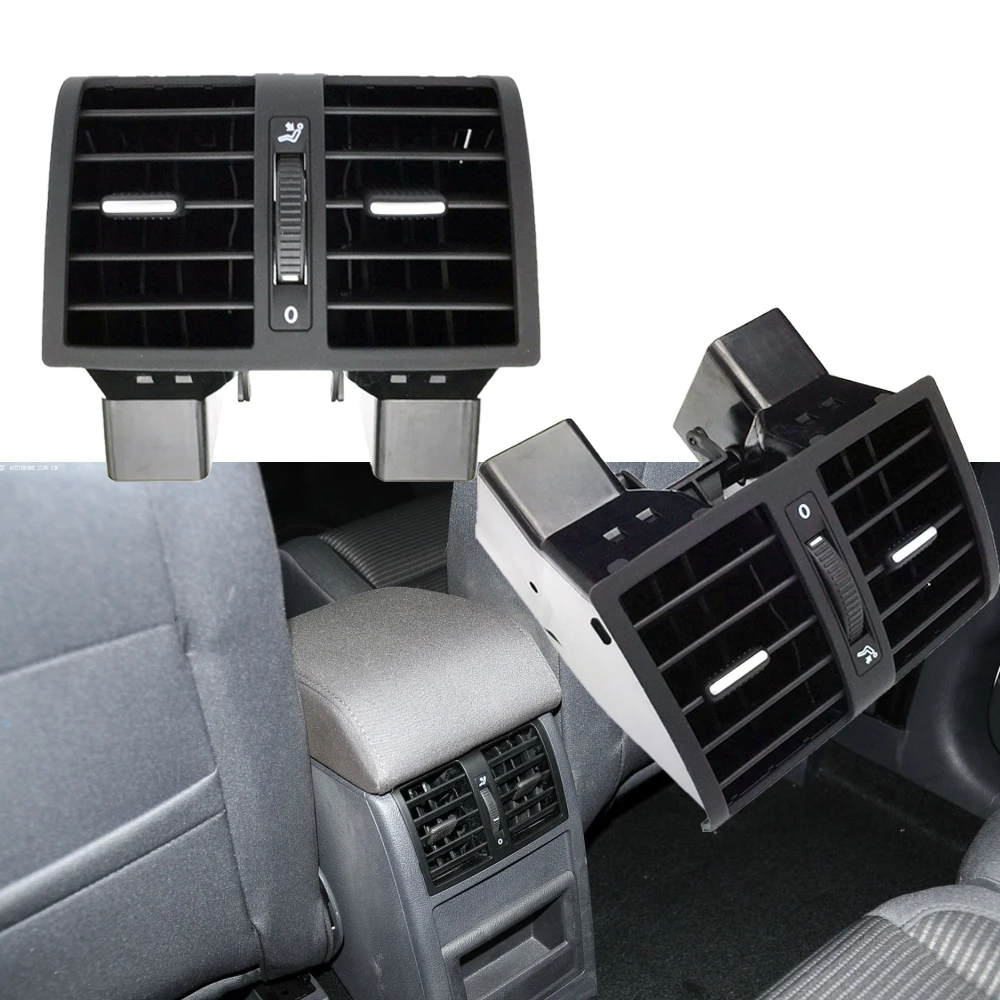 Вентиляционная решетка заднего кондиционера для VW Touran Caddy 2004-2010 2011 2012 2013 2015 1TD819203A