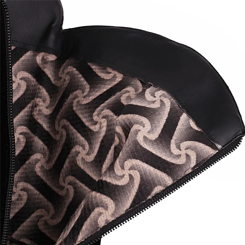 Демисезонные женские ботинки до середины икры на высоком каблуке Женские