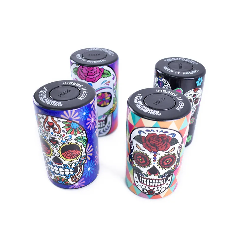 

Airtight Stash Jar Multi-Use Vacuum Seal Portable Storage Container Pill Box Tobacco Box Smoking Pipe For Keep It Fresh