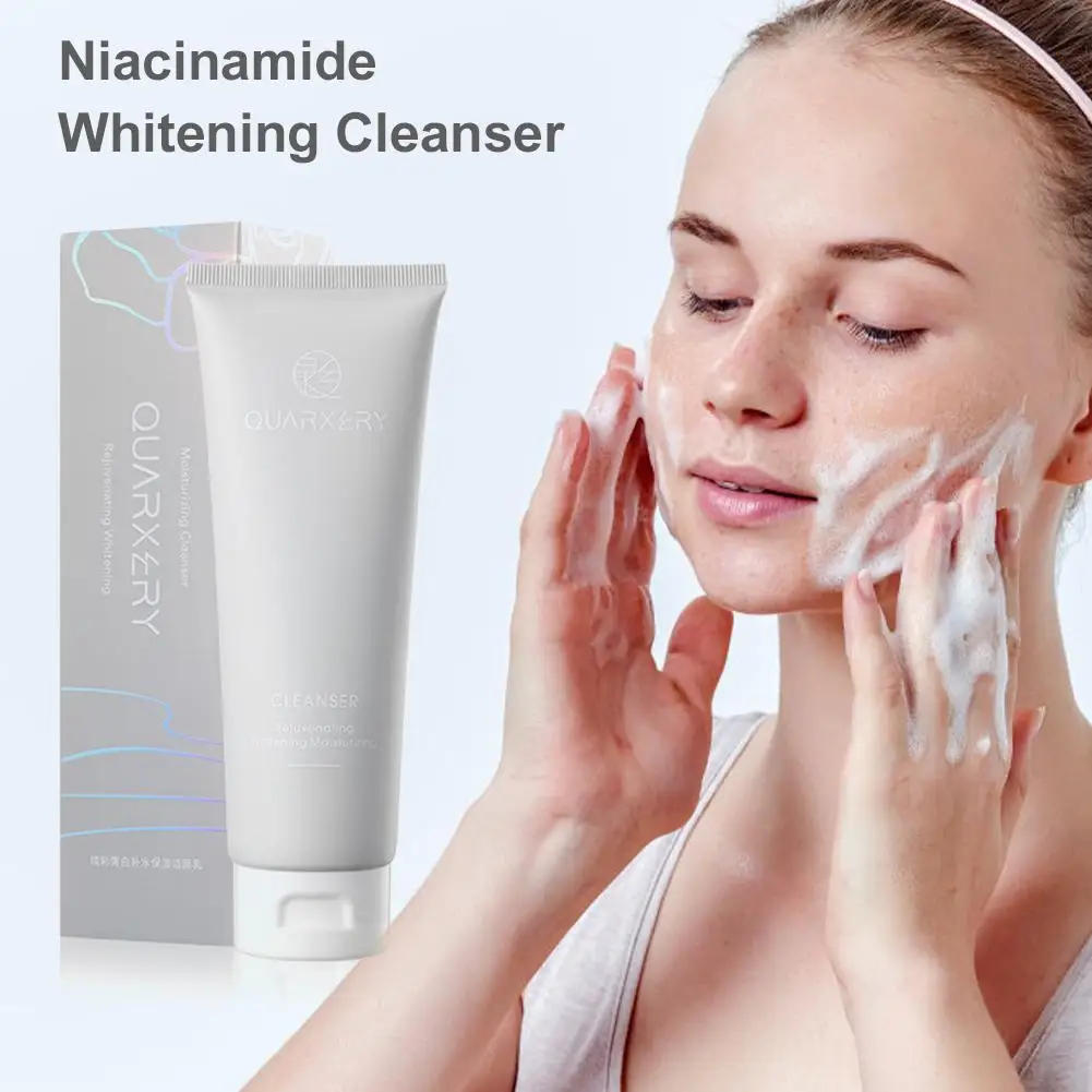 

Niacinamide Face Cleanser Facial Scrub Cleansing Acne Treatment Blackhead Remover Shrink Pores Whitening Moisturizer Skin Care