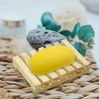 Портативная деревянная Коробка для мыла с защитой от падения