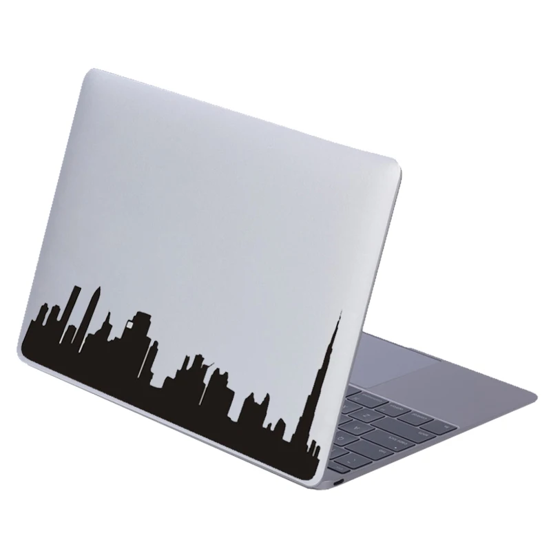 Забавная частичная наклейка для ноутбука Apple Macbook, наклейка Air retina Pro 11, 13, 15, черная мультяшная наклейка для компьютера, ноутбука s