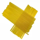 50 шт. горячего расплава клея-карандаша 7x250 мм 7 мм желтые клеевые палочки для электрического клеевого пистолета, инструменты для ремонта автомобилей хорошая клейкость клея-карандаша