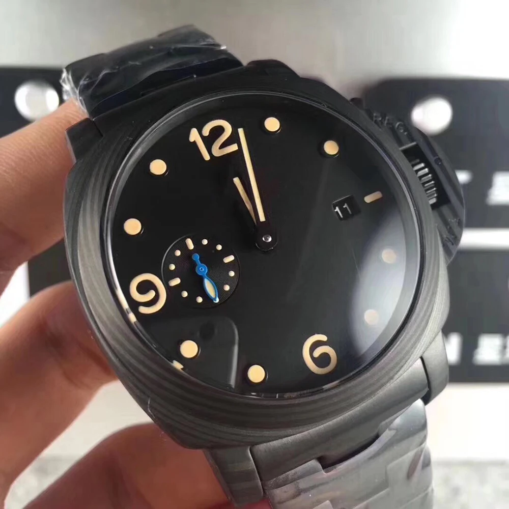 

Часы Мужские автоматические механические, из нержавеющей стали 316L, 44 мм, 2021