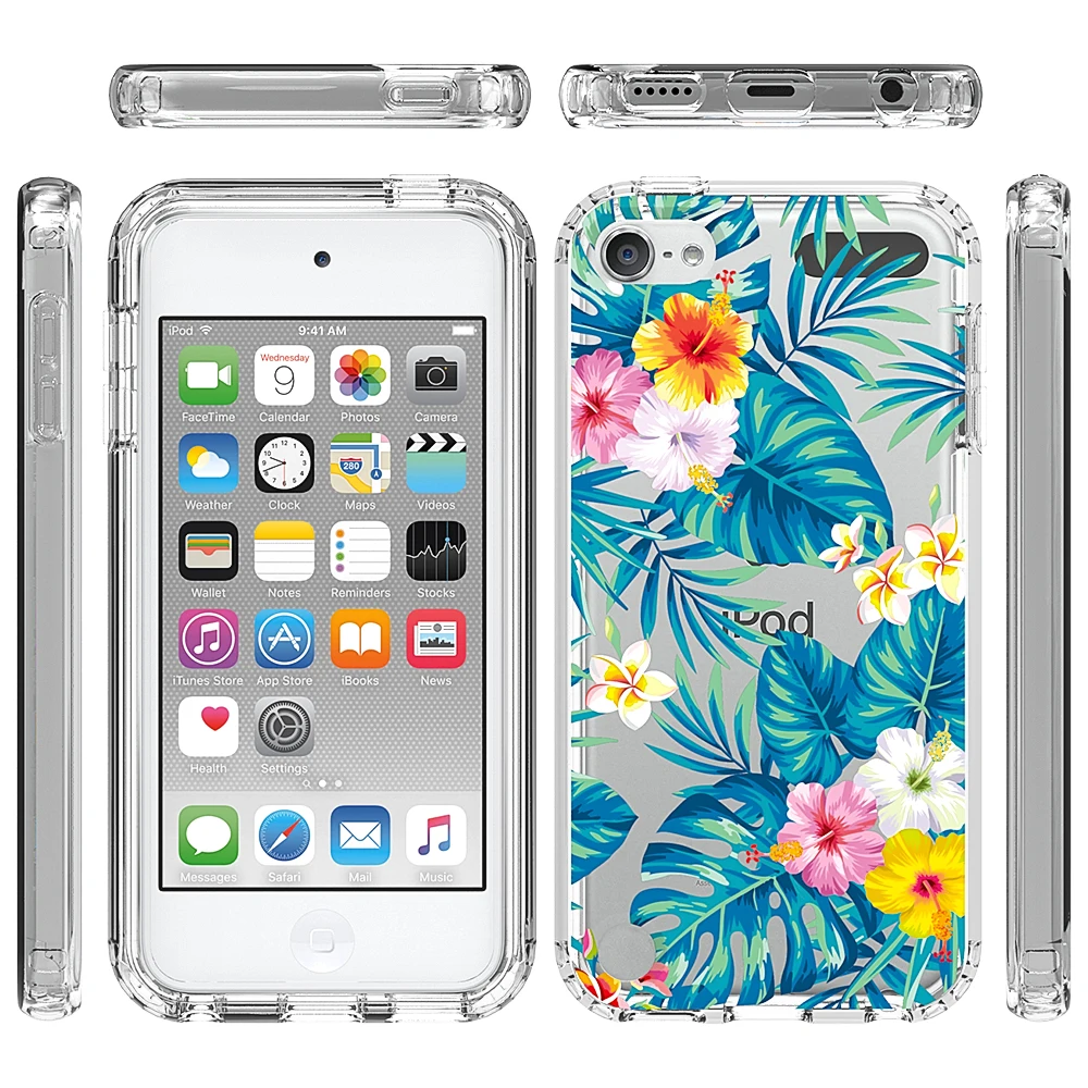 2 в 1 прозрачный чехол для Apple iPod Touch 5 6 7|Бамперы| |