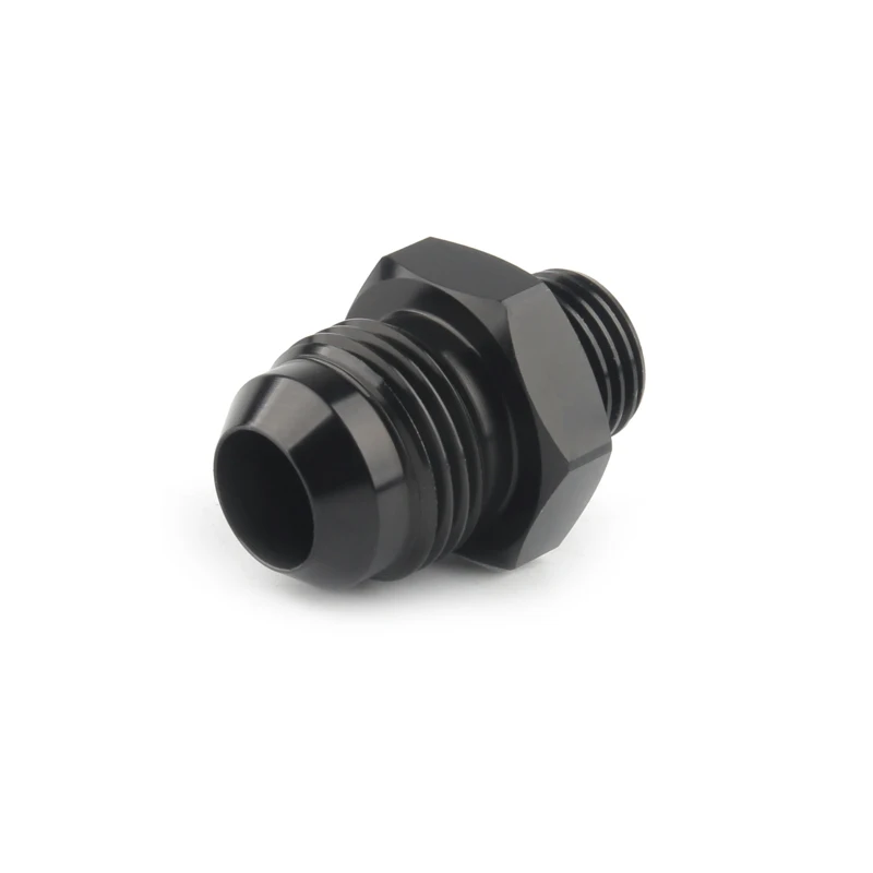 ORB-6 уплотнительное кольцо Boss AN6 6AN к AN8 8AN мужской переходник черный 6061-T6 алюминий -