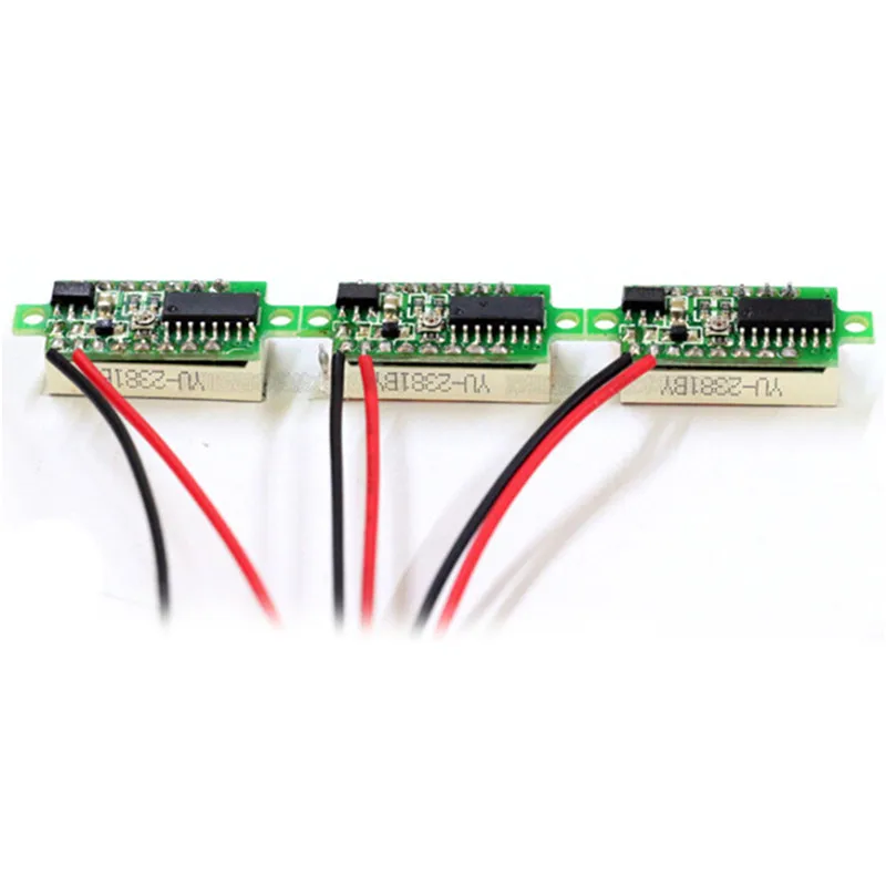 Red/blue/green voltage meter 0.28 Inch 2.5V-30V Mini Digital Voltmeter Voltage Tester Meter electric led voltmeter | Инструменты
