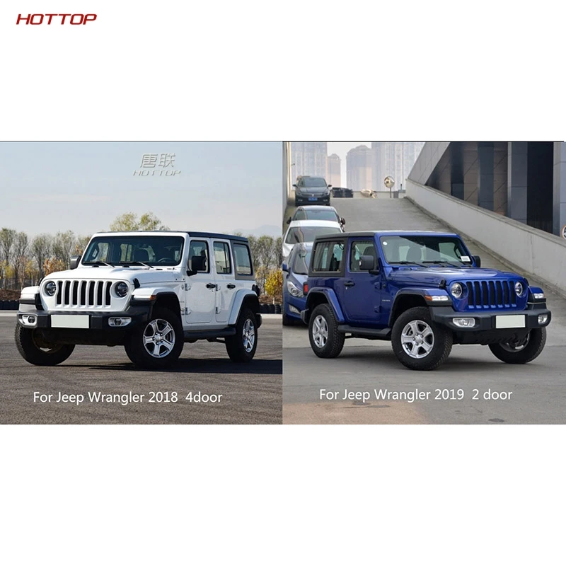 For 2018/19 JL Wrangler Two doors / four Visor Mirror Rain Eyebrow Rainy Window Modification | Автомобили и мотоциклы