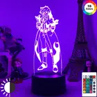 Светодиодный ночсветильник с Аниме Gurren Lagann Simon для спальни, декор ночного времени, Топпа, Гуррен, лаган, подарок, акриловая неоновая кукла, игрушка, 3d лампа