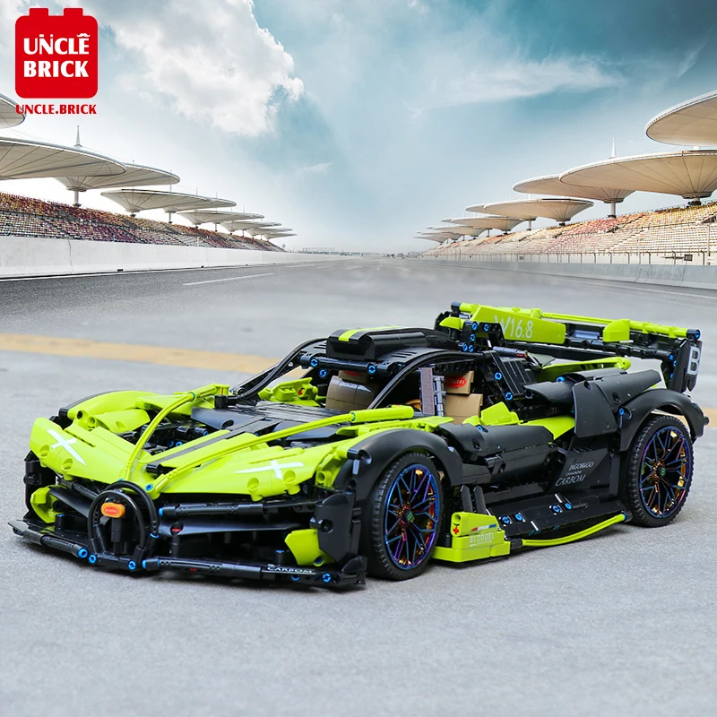 Техническая модель Bolide зеленый супер гоночный спортивный автомобиль 1:8 3588 шт.