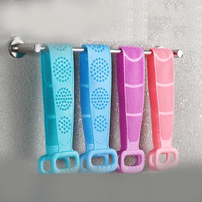 

Rub zao back rubs artifact Double sided pull back the silica gel strength strip rubbing towel bath towel men and women