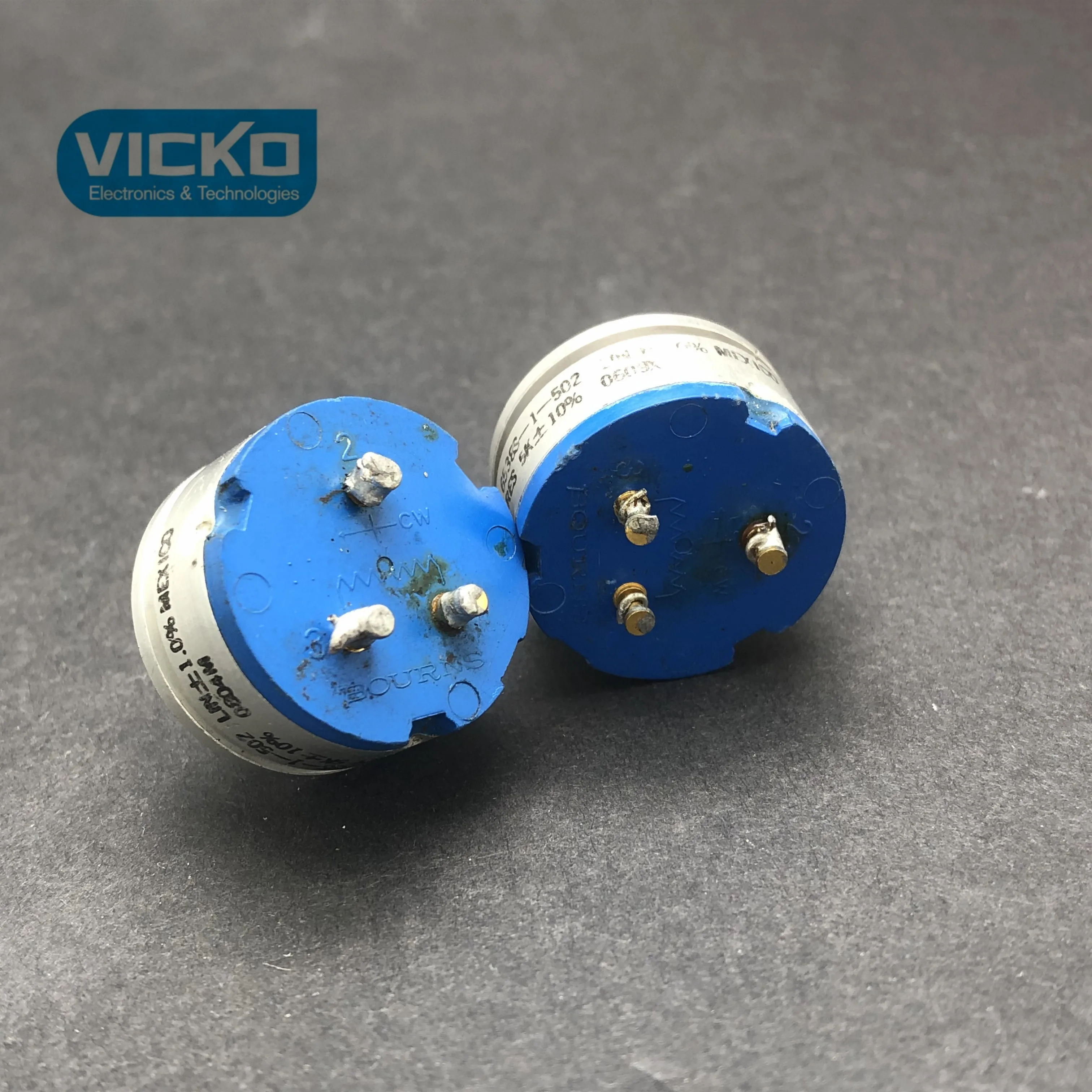 [VK] б/у борны 6538S 1 502 5K проводящий пластиковый потенциометр угловой датчик