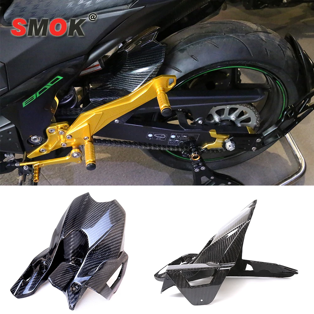 SMOK для Kawasaki Z800 ZR 800 Z ZR800 2013 2016 2014 2015 аксессуары мотоциклов углеродное волокно