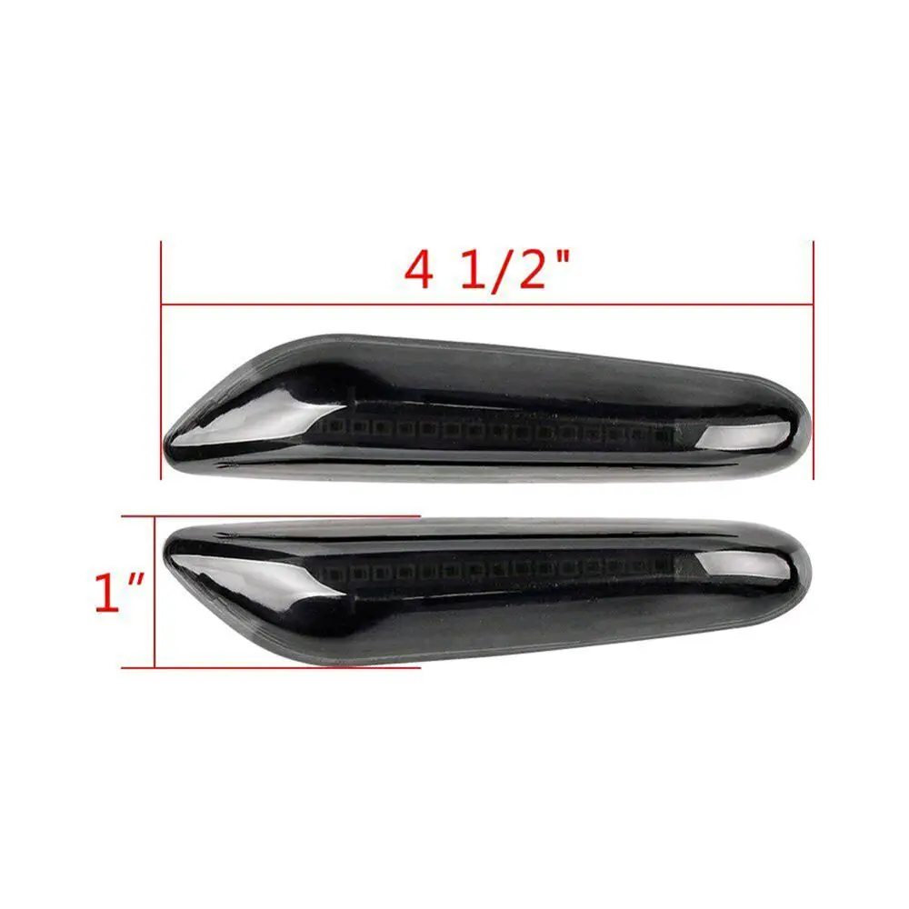 2 шт. динамические светодиодные боковые указатели поворота для BMW E90 E91 E92 E93 E46 E60