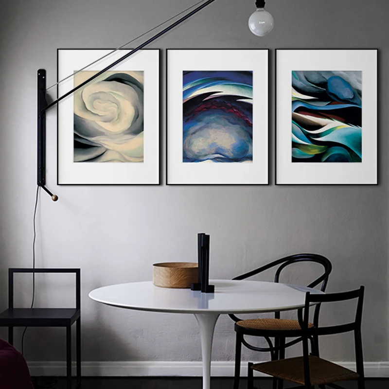 

Nordic Abstract Painting Minimalist Office Landscape Wall Art Painting Modern Color Laminas Para Cuadros Home Decor DE50ZSH