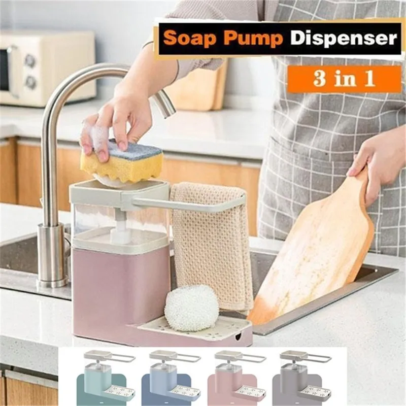 Рукоятка для мыла предмет интерьера 3 в 1 Ручной пресс кухонный очиститель