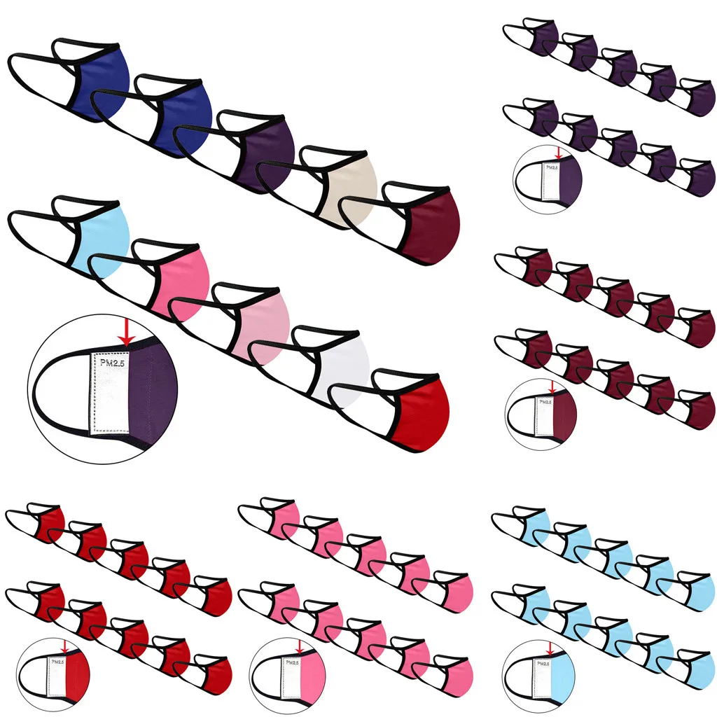 10 шт. многоразовые розовые маски для лица | Аксессуары одежды