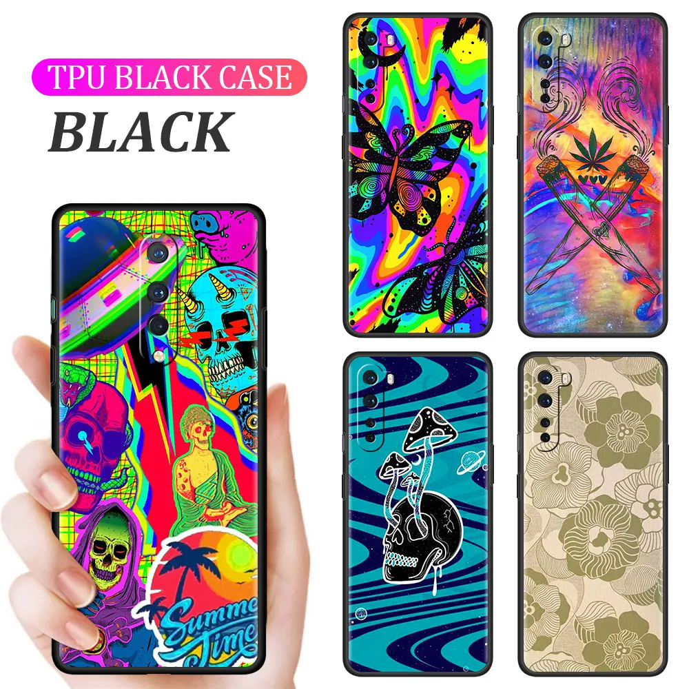 Мягкий чехол для OnePlus 8T 7 9 8 Pro Nord 2 Z N10 5G 9R N100 7T 6T N200 CE Черный силиконовый телефона