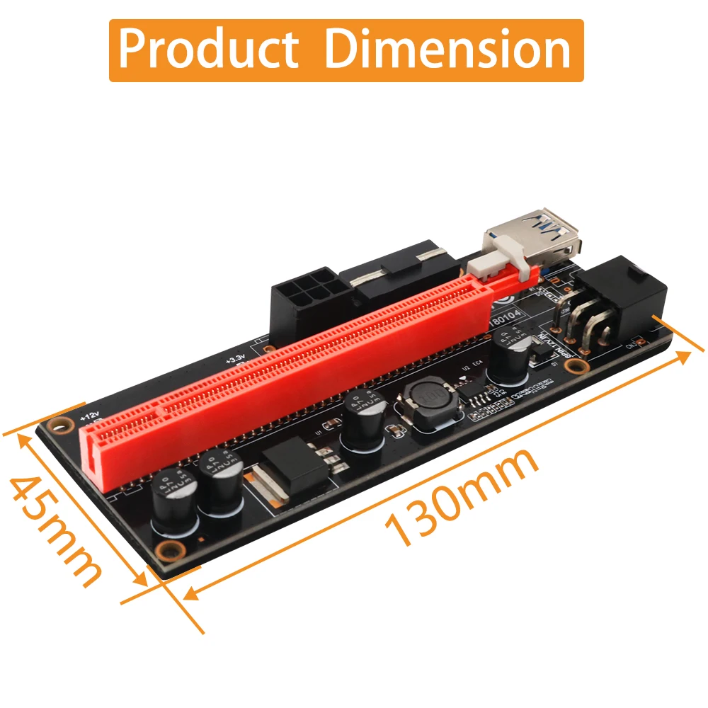 pci e pcie riser 009 экспресс 1x 4x 8x 16x расширитель