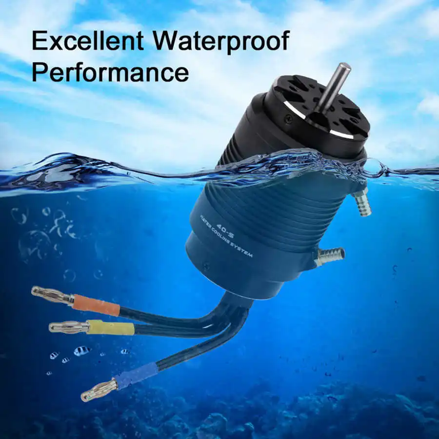 RC лодочный мотор Водонепроницаемый 4 полюса 4092 1250KV/4074 2000KV 40 L/40 S водяное