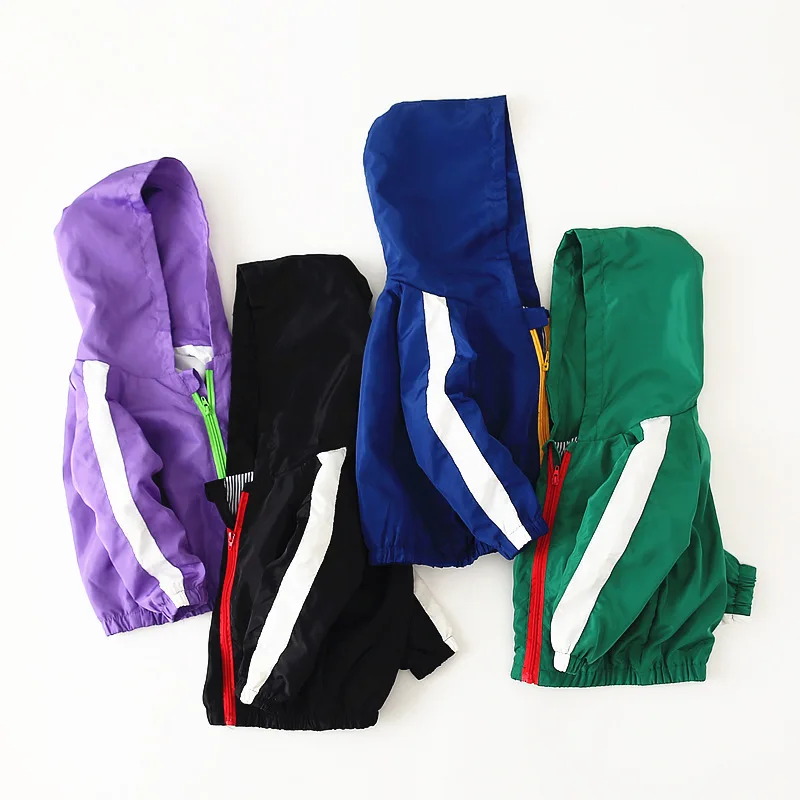 Тренчкот для мальчиков детская одежда с капюшоном детские пальто ветровка