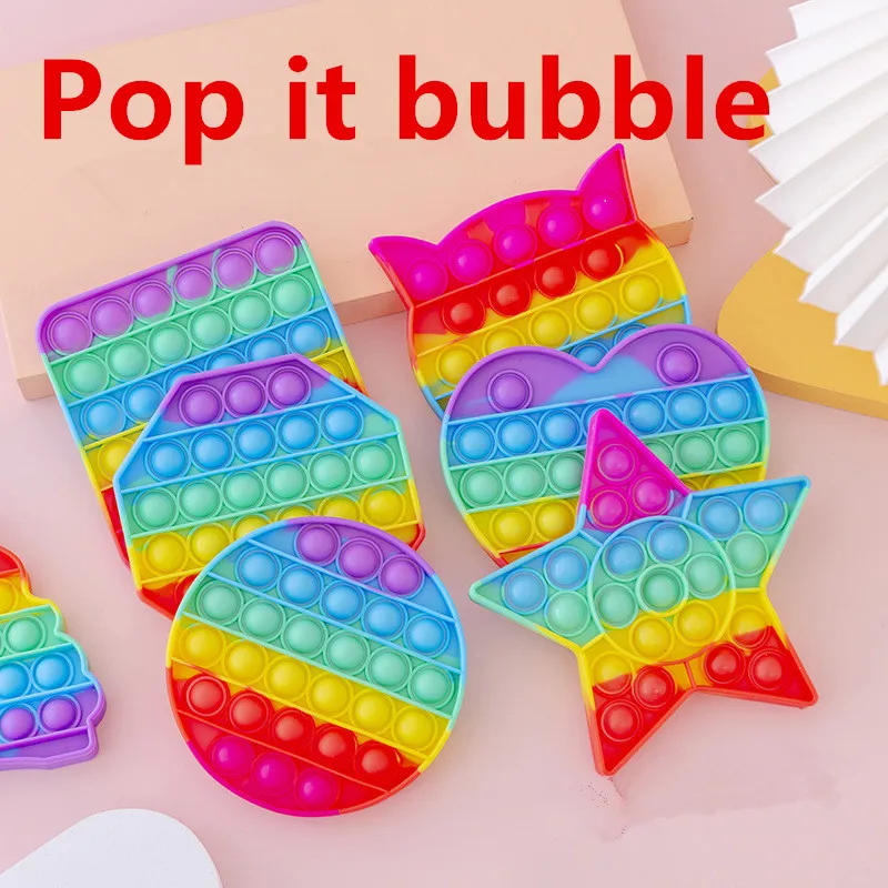 

Пузырьковая пузырьковая игрушка-антистресс из силикона