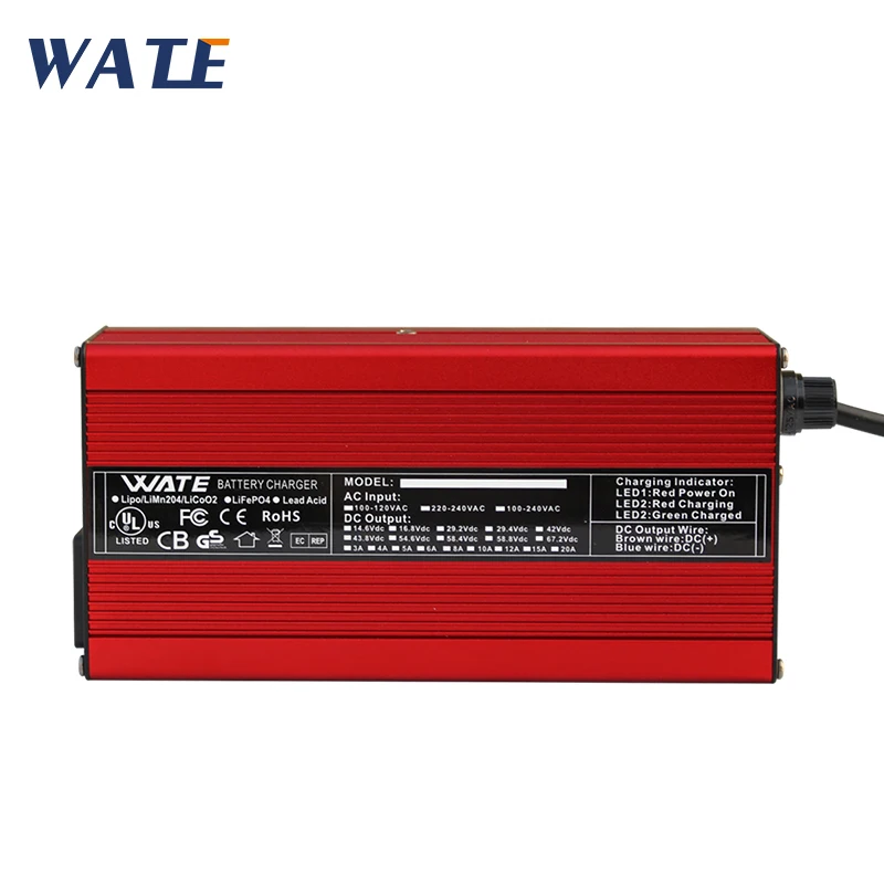 58.8V 5A Charger Li-ion Battery Electric Bicycle Charger 14S 51.8V for lithium ion battery