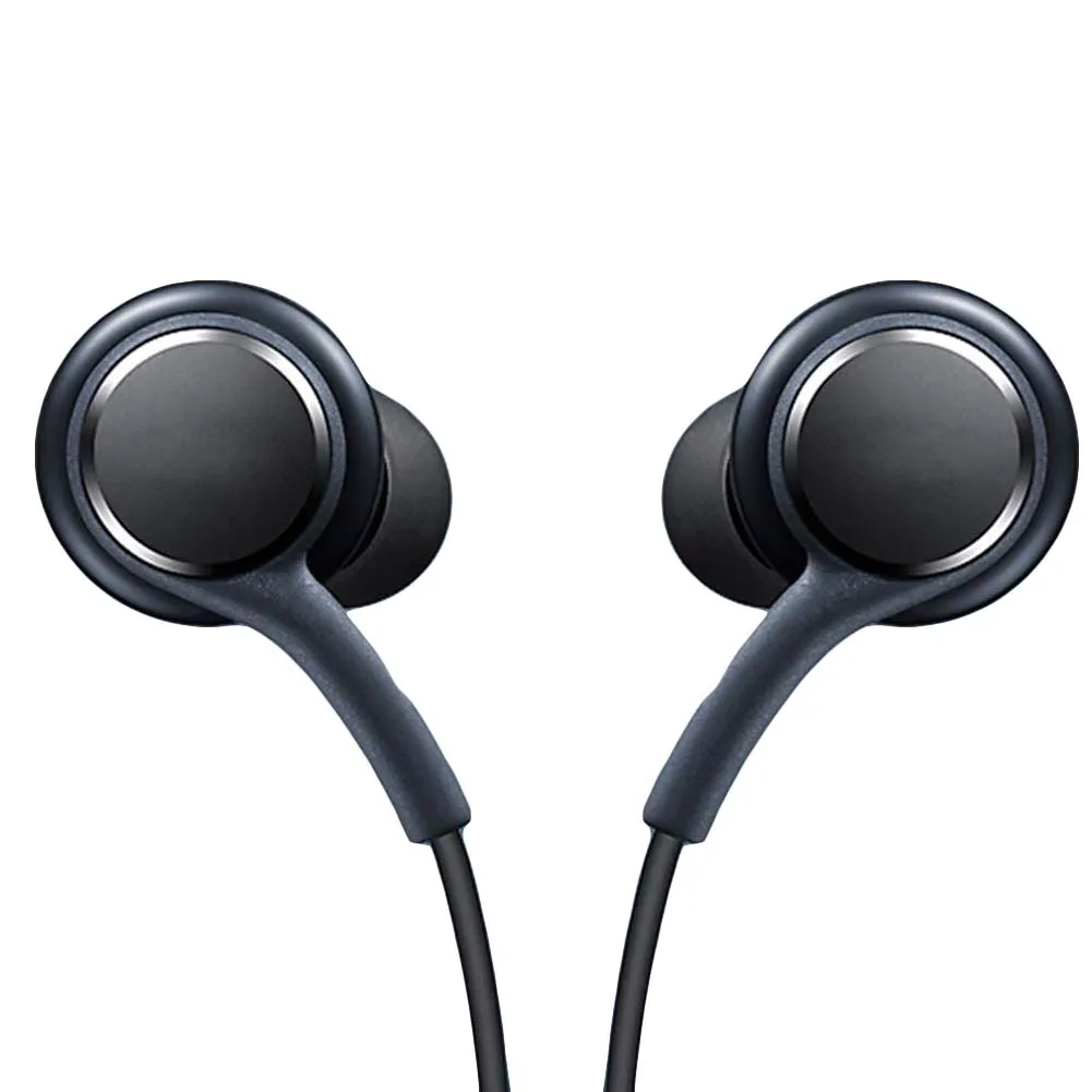 Classic Earphone with Microphone wheat bass Good Sound Wired Earpiece 3.5mm Audio Headpiece for Samsung S8+ s8plus #0102 | Электроника