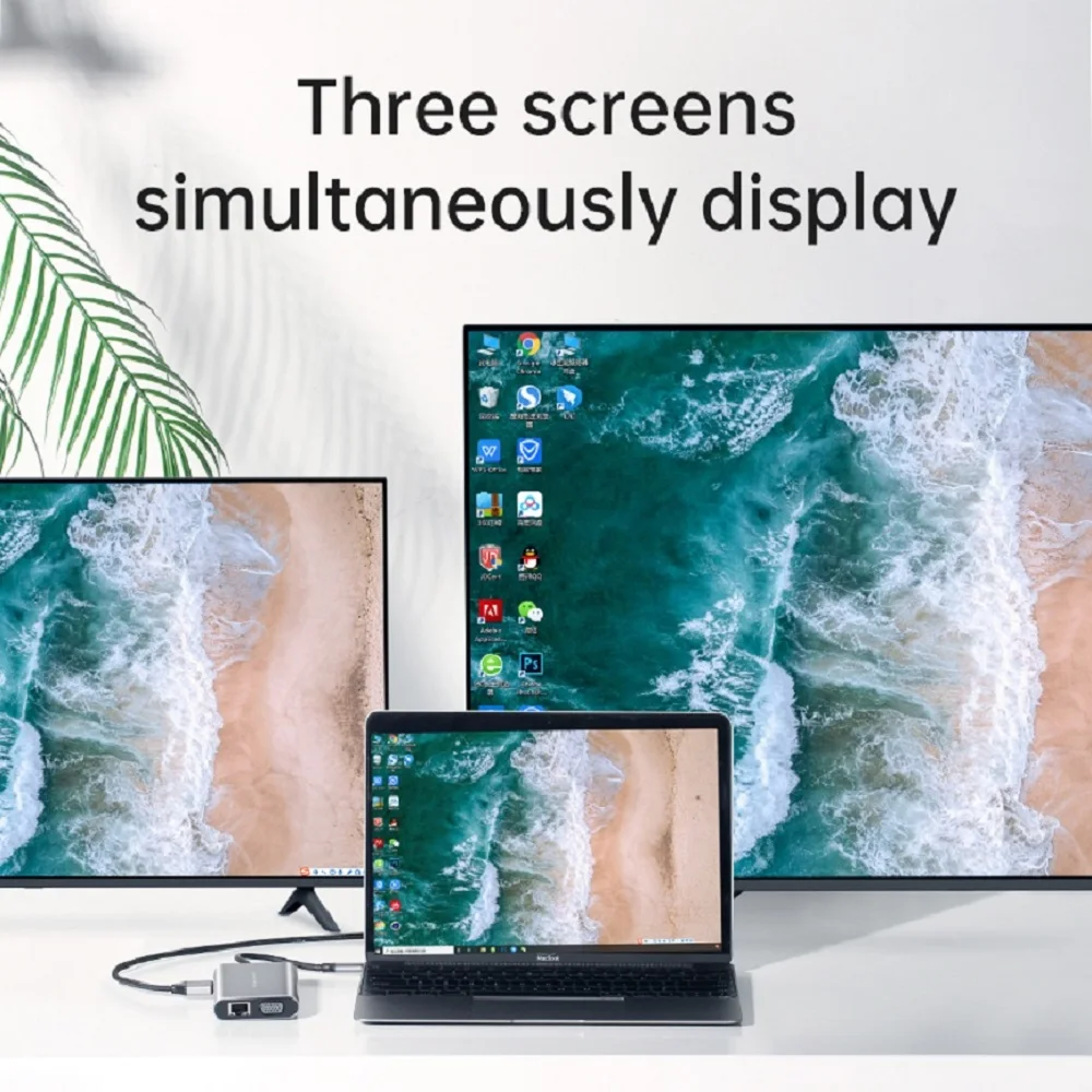 llano тип c док станция usb c до usb 30 совме