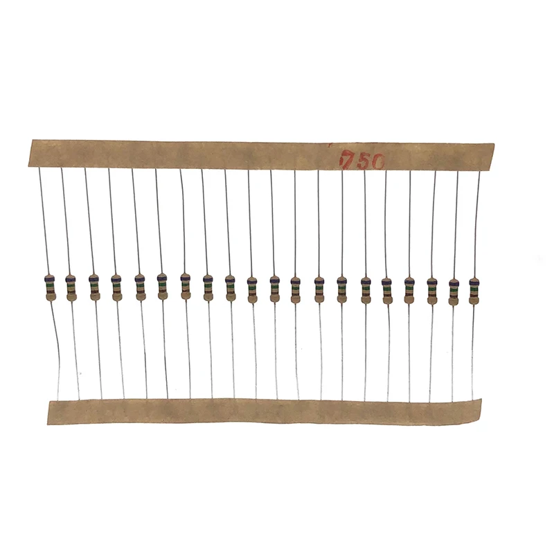 860 шт./лот 5% 1/4 Вт Упаковка карбонового пленочного резистора 1R-1M 43 типа * 20 шт.