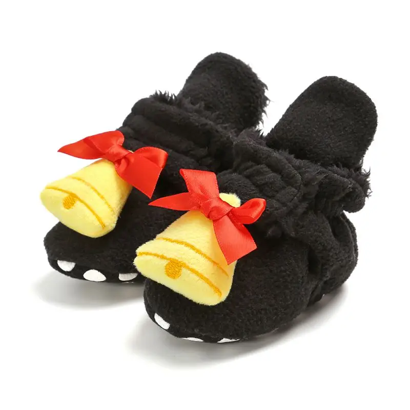 Зимние кожаные ботинки для новорожденных маленьких девочек и мальчиков обувь с