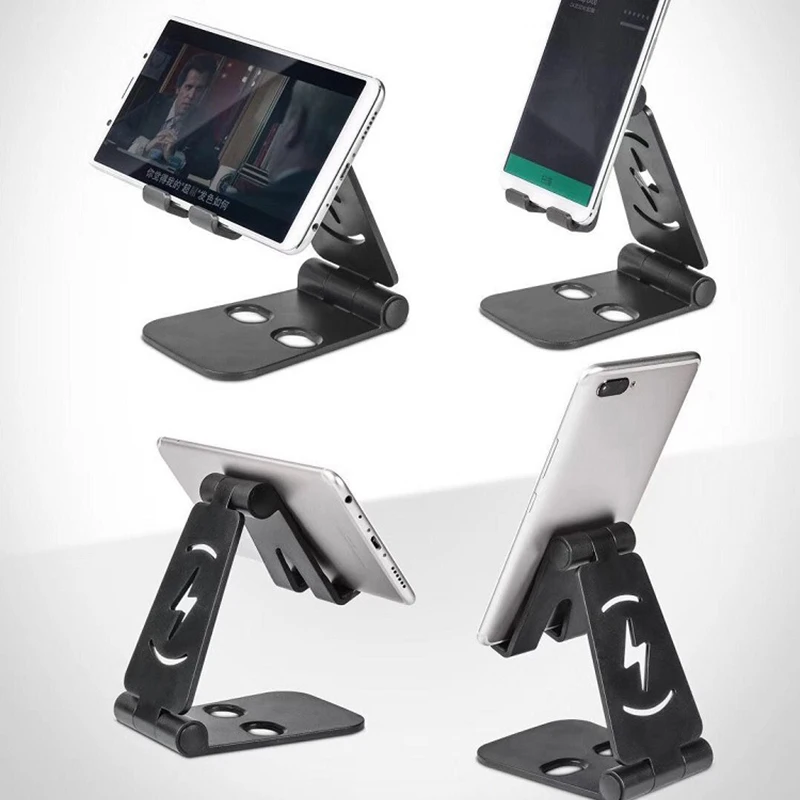 

Foldable Phone Holder Stand Universal For IPhone 12Pro Xiaomi Mi 9 ABS Phone Holder Mobile Phone Stand Desk For IPhone 8 11X XS