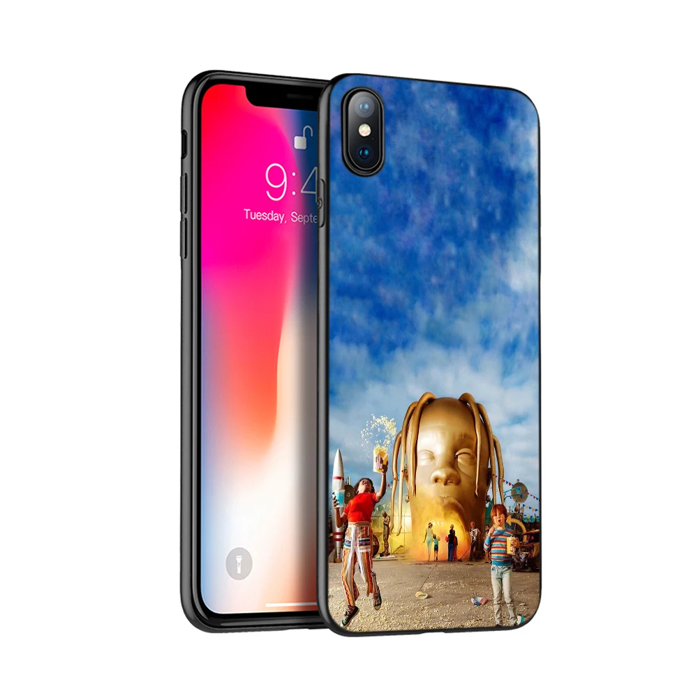50015 Черный чехол ТПУ для iphone 5 5s se 6 6s 7 8 plus x 10 чехол силиконовый чехол для iphone XR XS 11 pro MAX чехол Трэвиса Скотта astroworld - Цвет: 50015