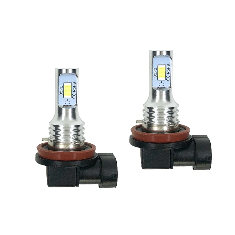 Супер яркие светодиодные противотуманные фары без ошибок 2 шт. H1 H3 H7 H11 9006