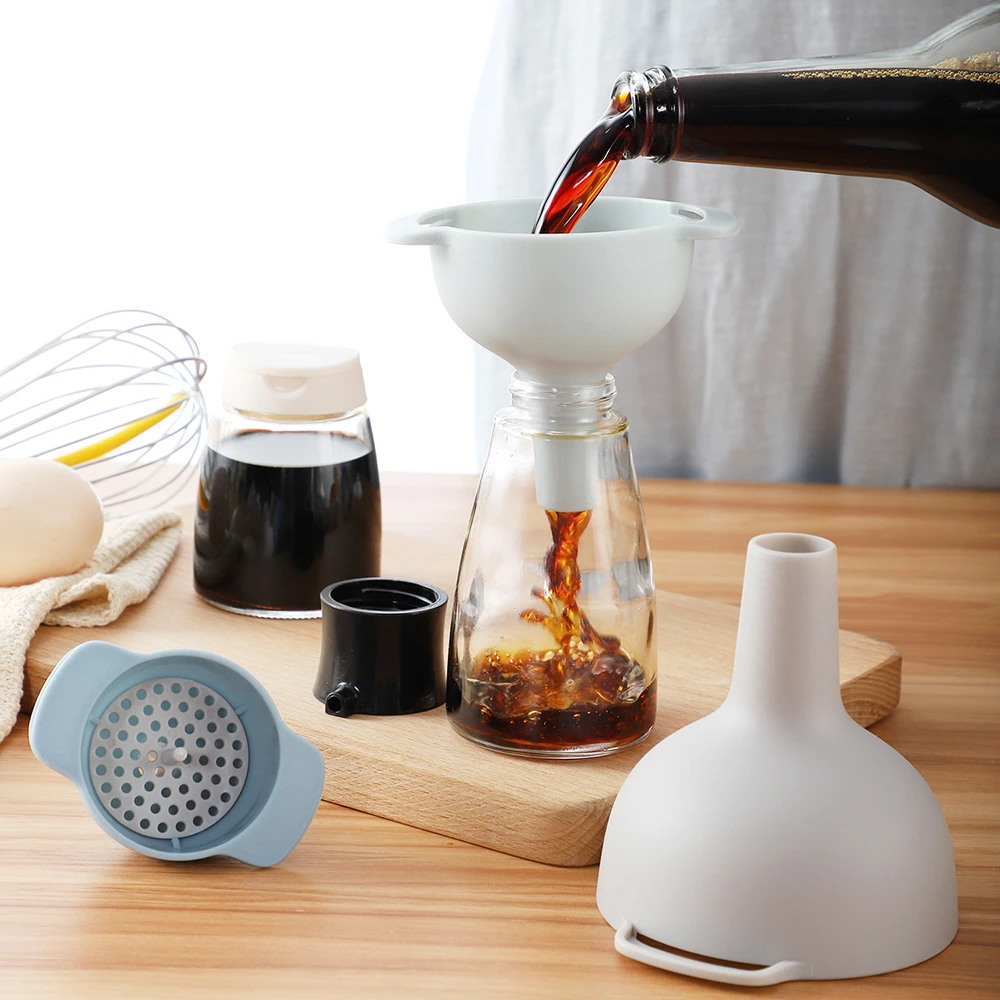 1 шт. 4 в Набор Кухонной воронки масляная Воронка ситечко масло Вода специи винная