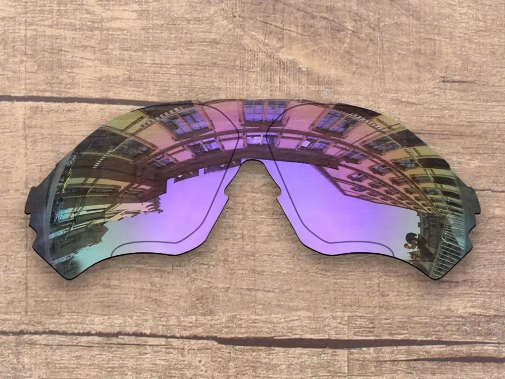 Violet Mirror Vonxyz несколько вариантов поляризованные Сменные линзы и носки с ушками и носоупоры для солнцезащитных очков-солнцезащитных очков Окли EVZero Range OO9327 - Lenses Color: Violet Mirror