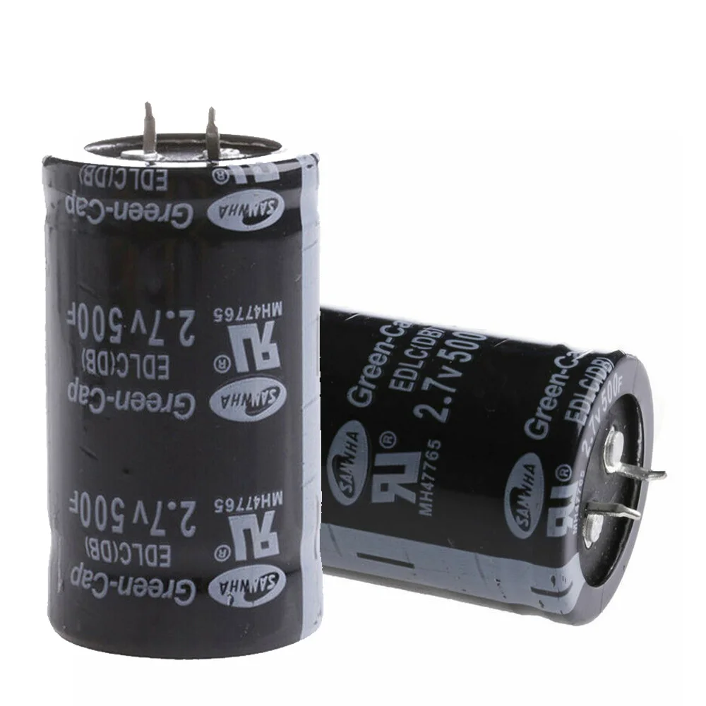 Высококачественный конденсатор 2 7 V 500F пластик + металл 35*60 мм подходит для