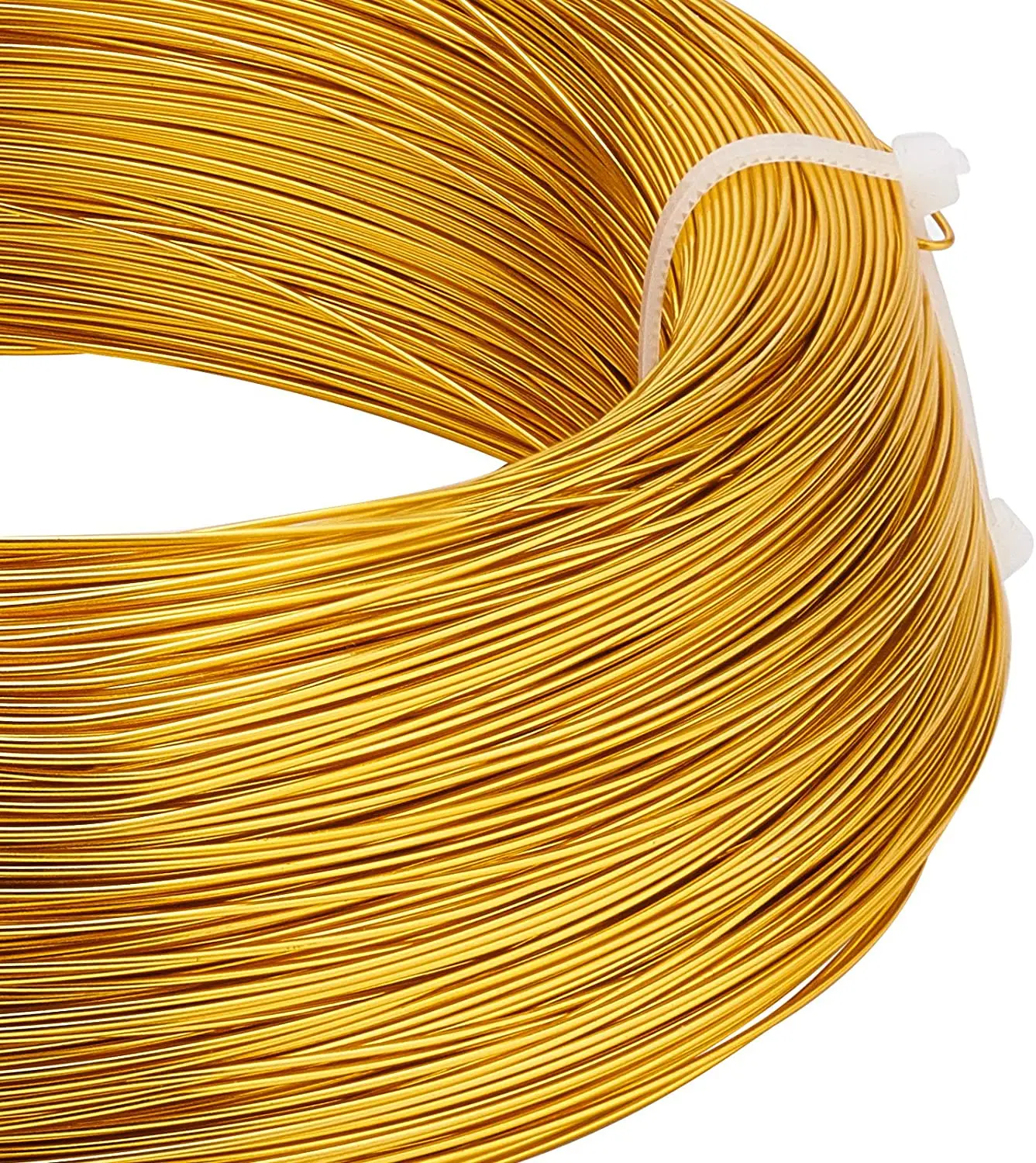 

918 Feet 22 Gauge Gold Craft Wire Aluminum Wire Bendable Metal Sculpting Wire for Beading Jewelry Making Art and Craft Project