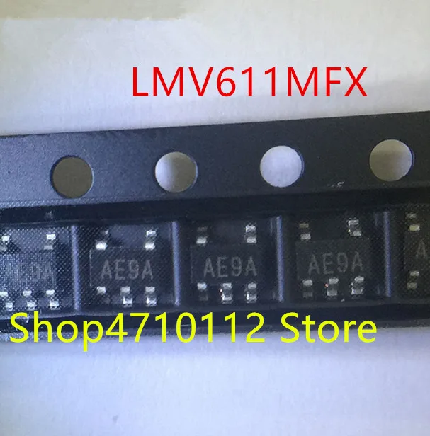 10PCS/LOT NEW LMV611MFX LMV611MF LMV611 MARKING AE9A SOT23-5