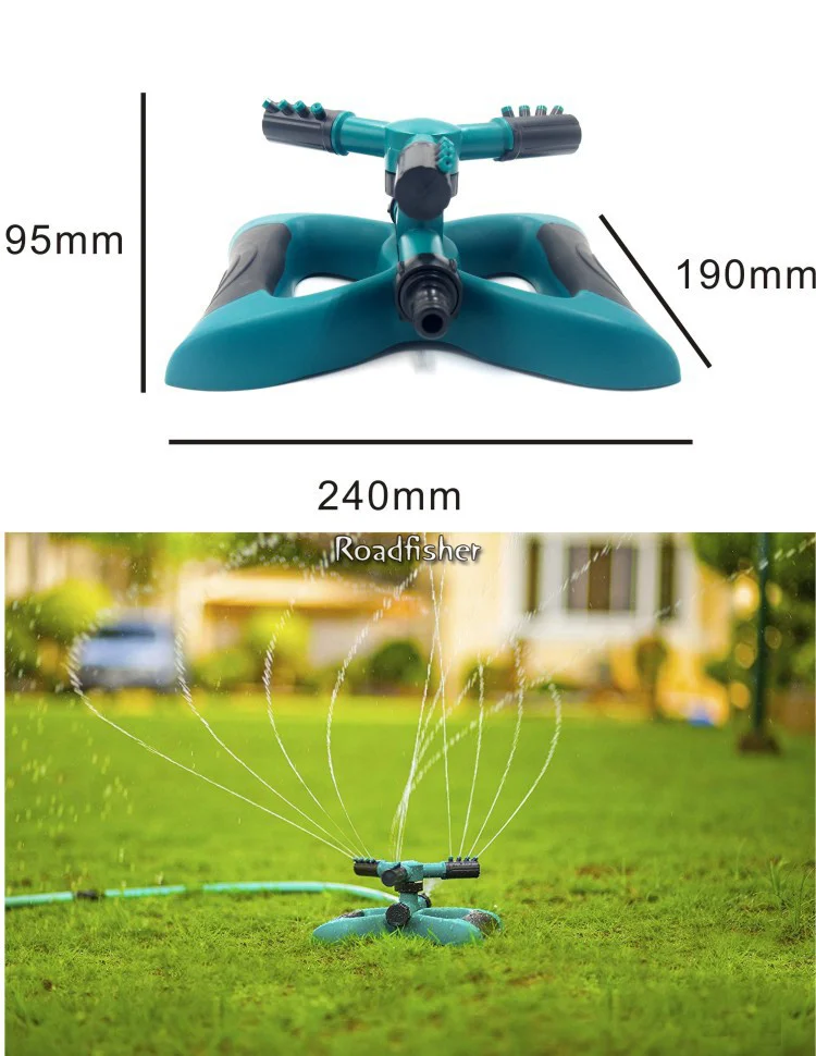 Автоматические разбрызгиватели для полива травы газона Roadfisher 360 дюйма