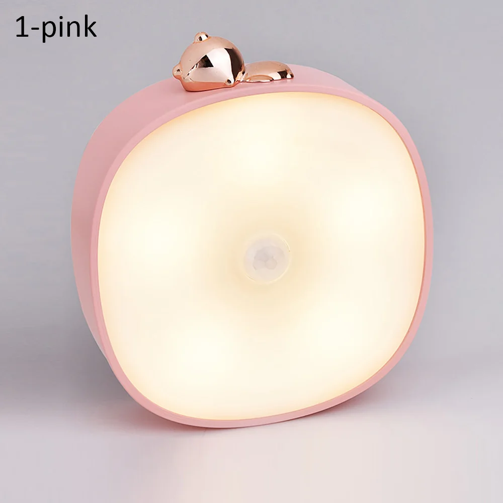 Мультяшный простой стиль/Медведь Стиль USB зарядка маленький ночник Настенный